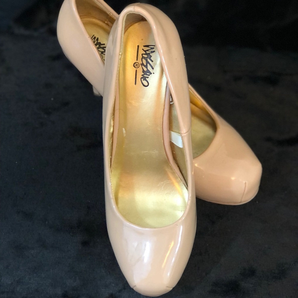 Nude, Patent Leather, Women’s Pumps, by Mossimo.